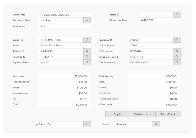 Dynamics GP GP window