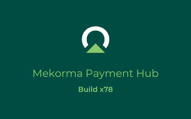 New release: Payment Hub x78