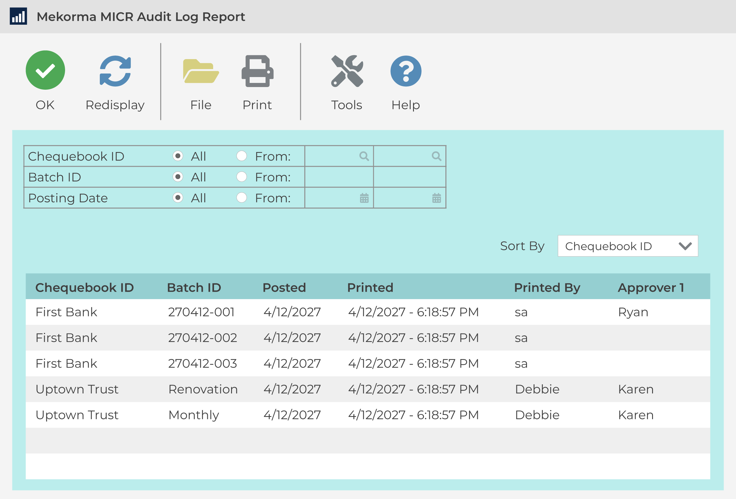 Audit Log