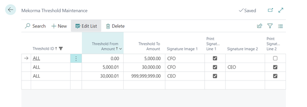 Signature Maintenance window